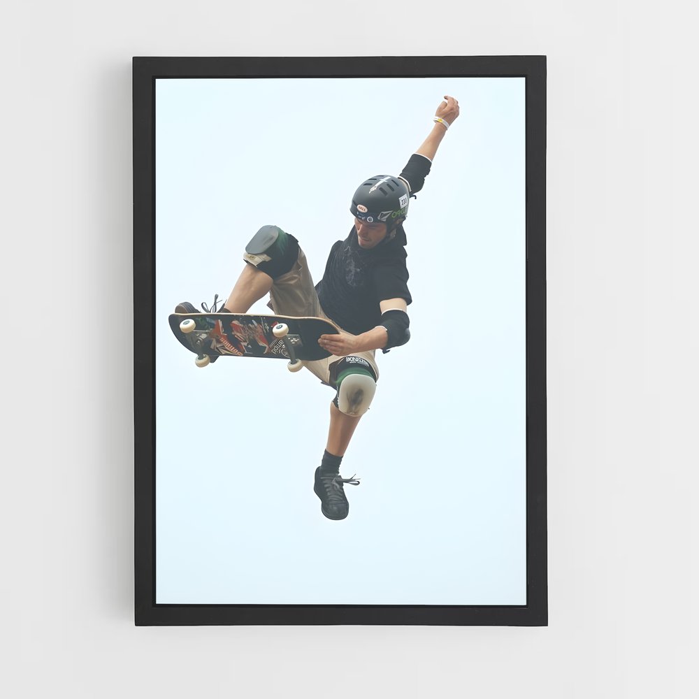 Poster Bob burnquist – affiche Skateboard (vue 2)